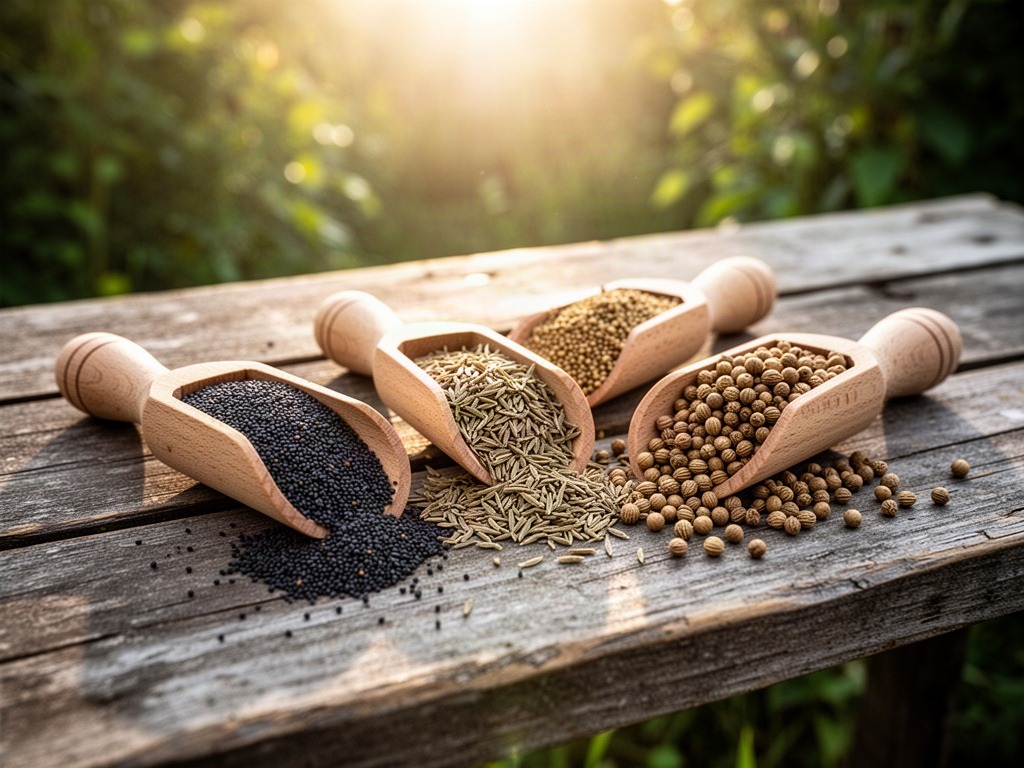 Graines et Herbes à Rissoler