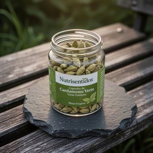 Nutrisentidos Capsules de Cardamome Verte Entières